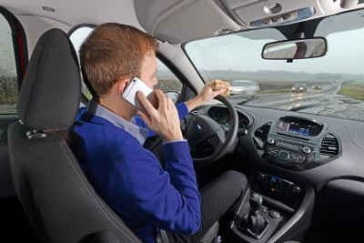 Talking on phone while driving