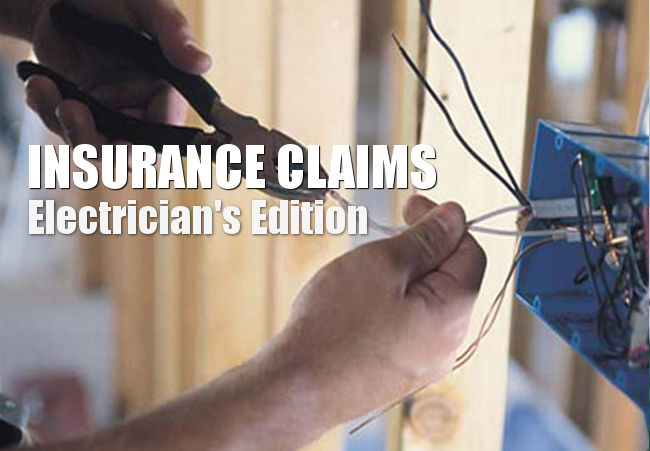 Electrical contractor insurance claims