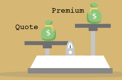 Insurance Quote vs. Premium