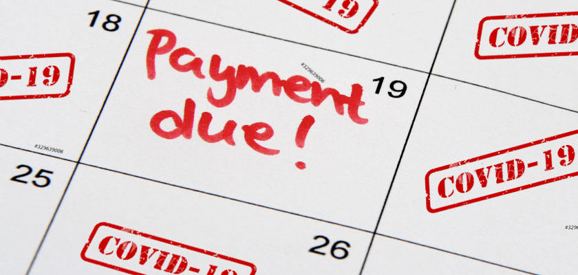 Missed insurance payment on calendar - COVID-19 written into all months