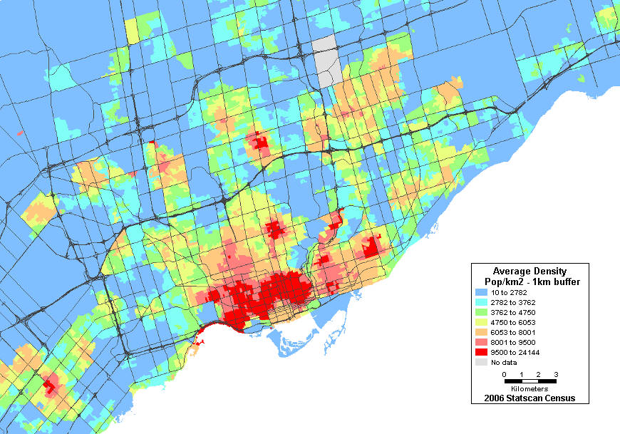 Toronto Traffic Density Map