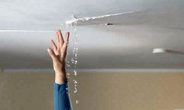 Water coming in from ceiling and roof