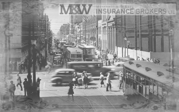 Original location of Mitchell & Whale Insurance Brokers, in toronto Ontario