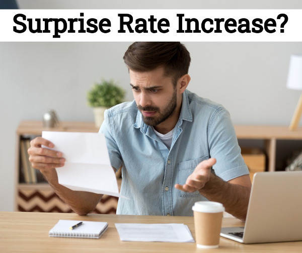 Surprise rate increase
